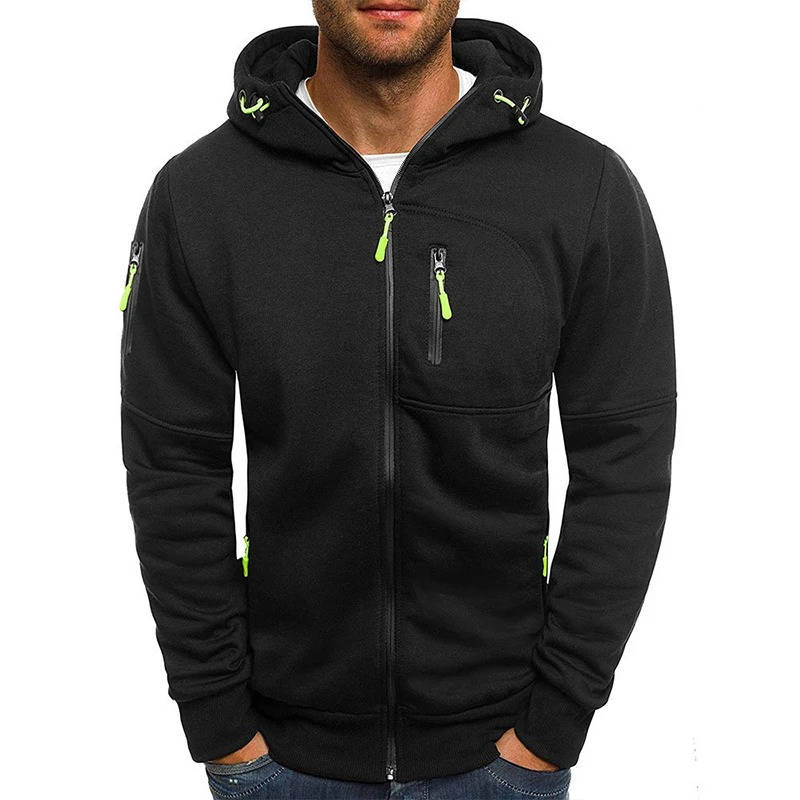Chandler | Men's Zip Up Hoodie with Zip Pockets
