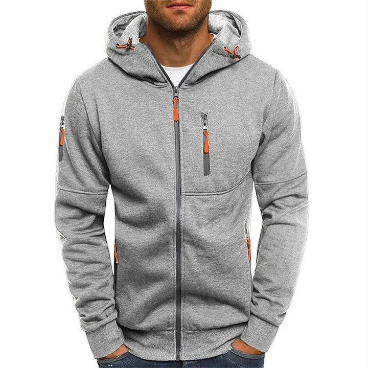 Chandler | Men's Zip Up Hoodie with Zip Pockets