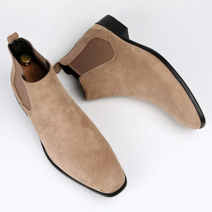 Lioren | Men's Suede Chelsea Boots