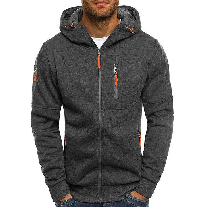 Chandler | Men's Zip Up Hoodie with Zip Pockets