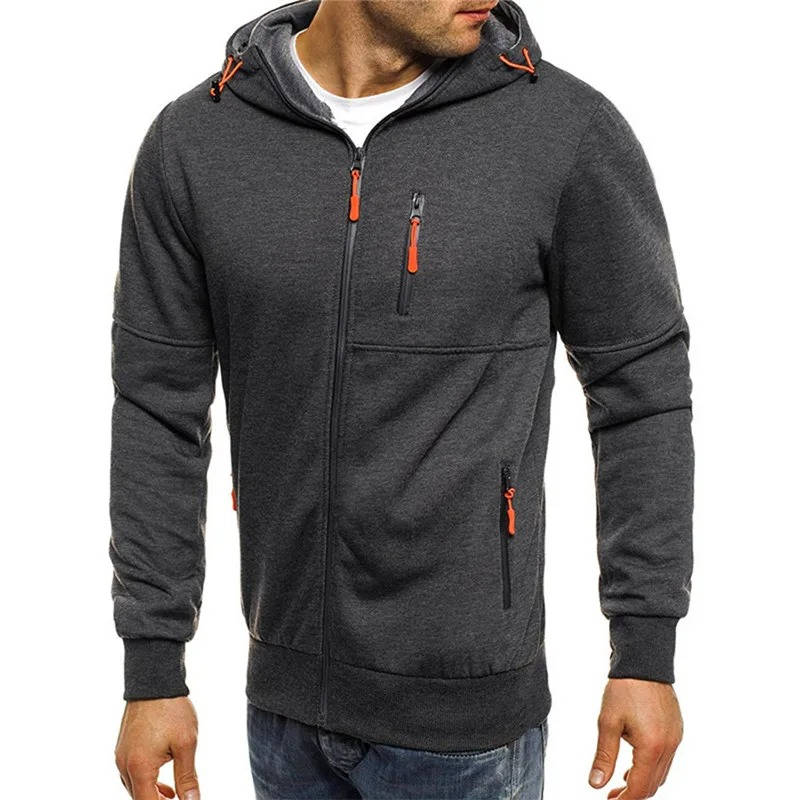 Chandler | Men's Zip Up Hoodie with Zip Pockets