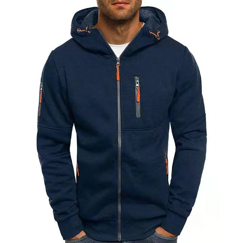 Chandler | Men's Zip Up Hoodie with Zip Pockets