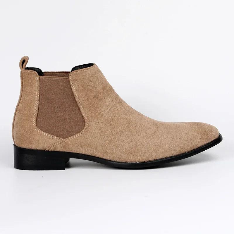 Lioren | Men's Suede Chelsea Boots