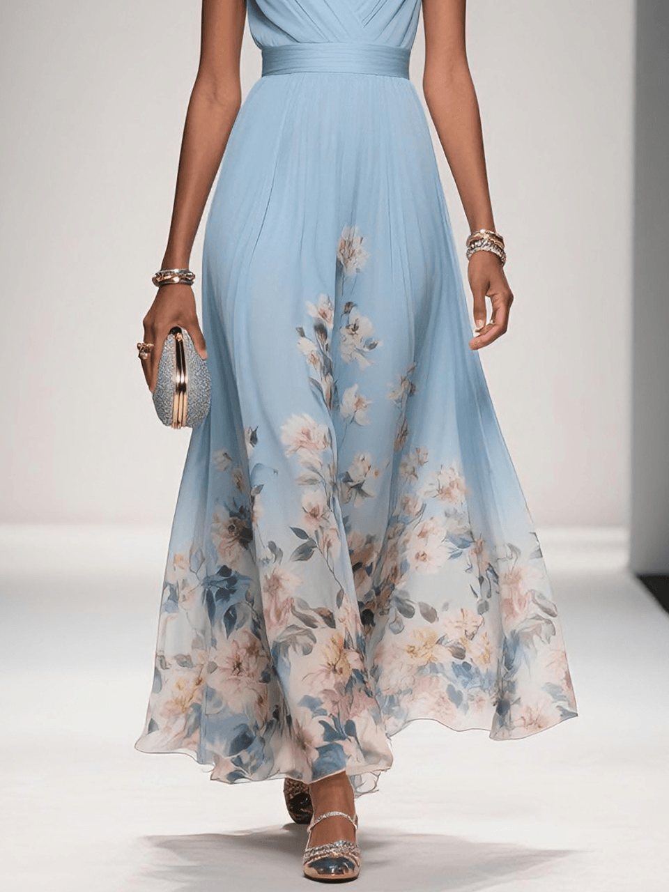 Soreya | Women's Floral Summer Maxi Dress