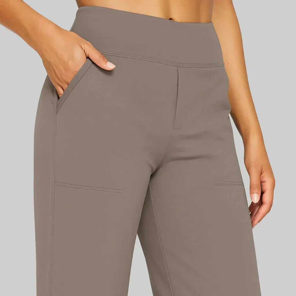 Acantha | Women's Elegant Wide Leg Soft Trousers