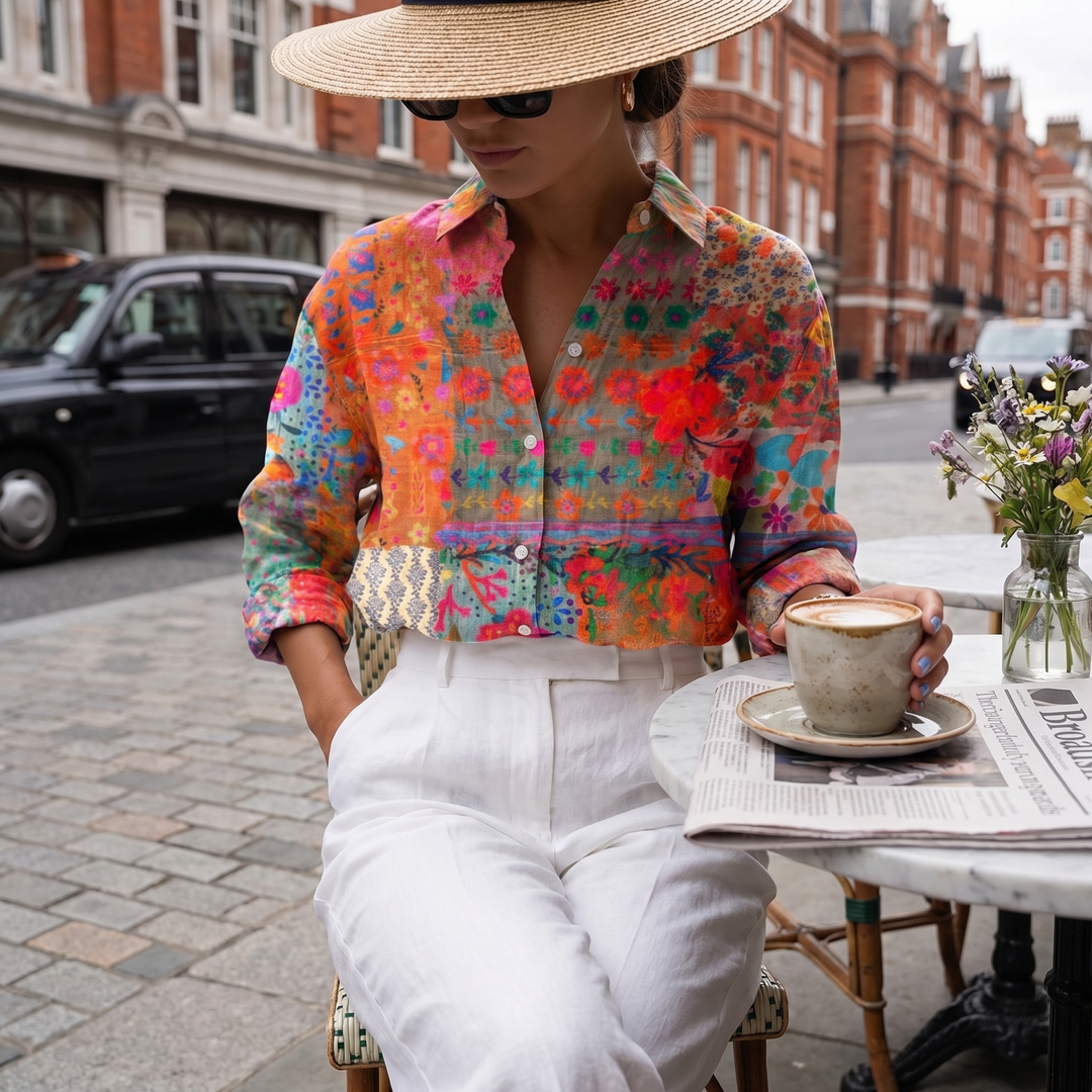 Tatiana | Women's Timeless Floral Summer Blouse