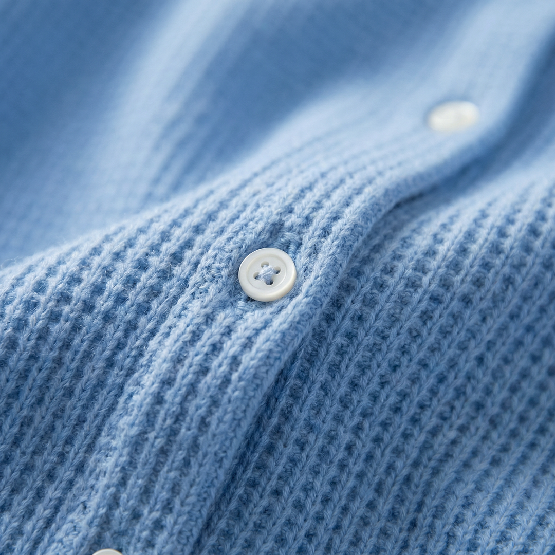 Adrianna | Women's Casual Ribbed Knit Button-Up Cardigan