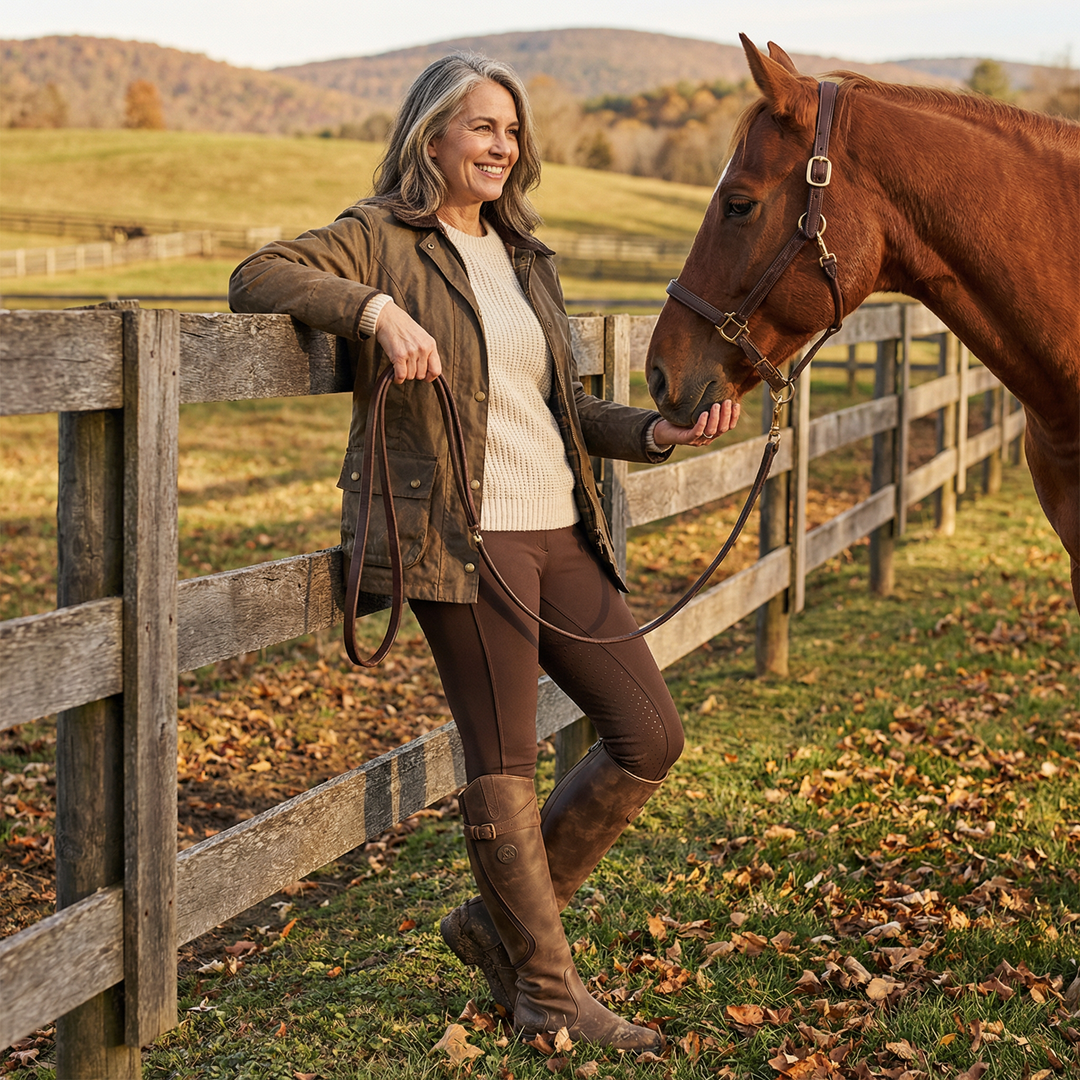 Hannah | Women's Classic Knee High Riding Boots