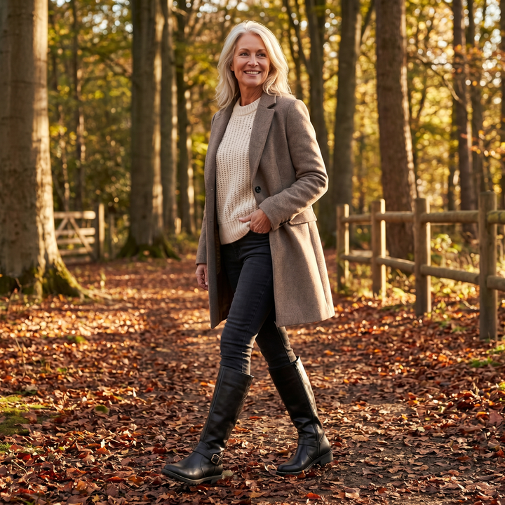 Gwen | Women's Classic Knee High Leather Boots