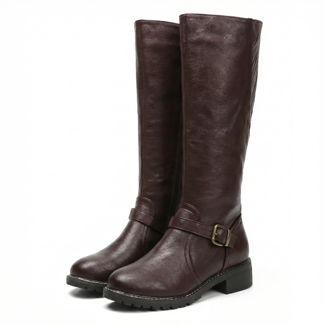 Gwen | Women's Classic Knee High Leather Boots