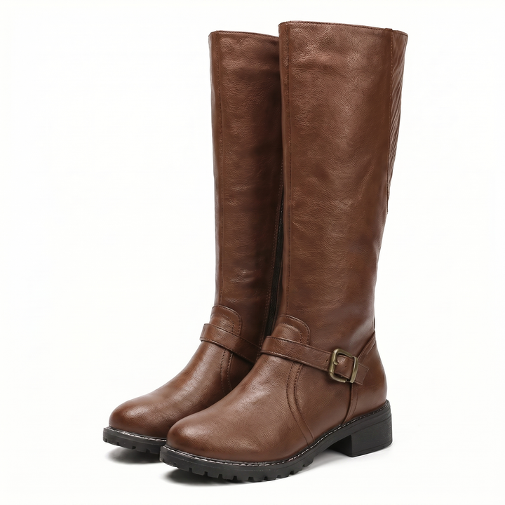 Gwen | Women's Classic Knee High Leather Boots