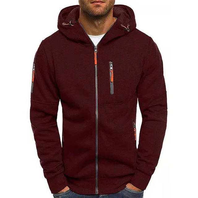 Chandler | Men's Zip Up Hoodie with Zip Pockets