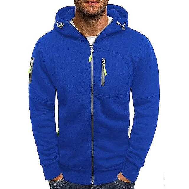 Chandler | Men's Zip Up Hoodie with Zip Pockets