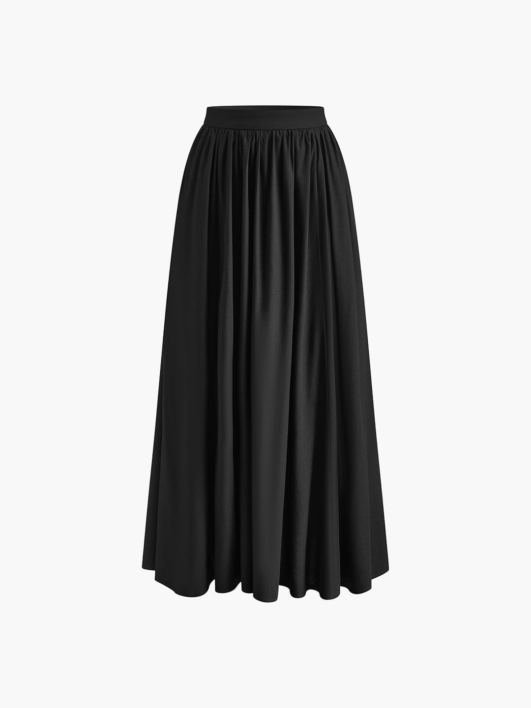 Yarelle | Women's High Waist Pleated Maxi Skirt