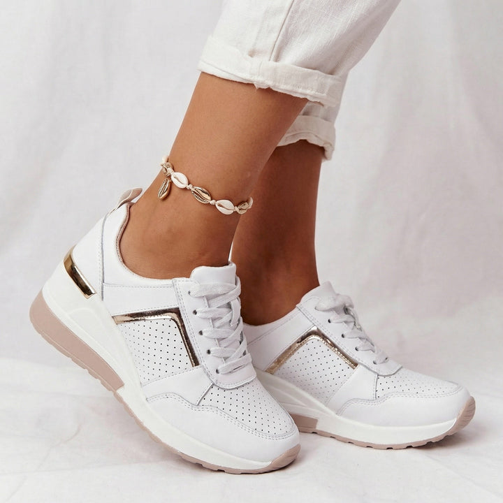 Aurelia | Women's Platform Lace-Up Sneakers