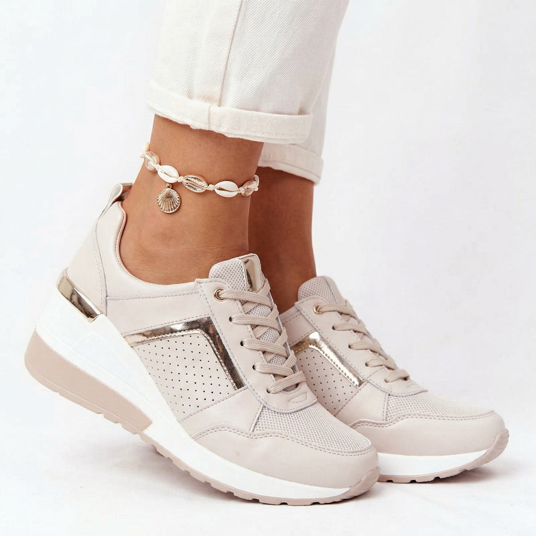 Aurelia | Women's Platform Lace-Up Sneakers