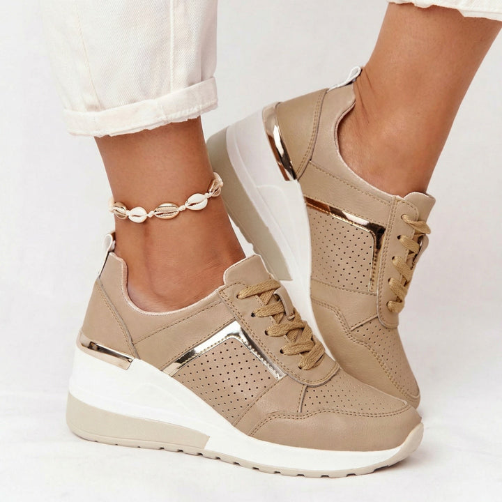 Aurelia | Women's Platform Lace-Up Sneakers