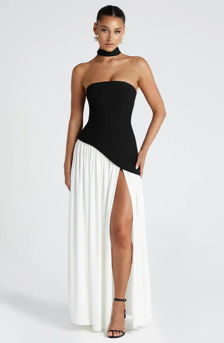 Ellie | Women's Asymmetric Wedding Guest Maxi Dress