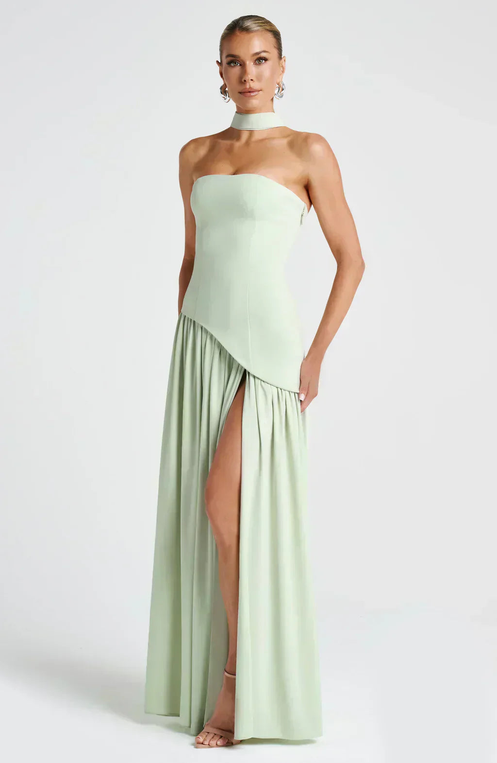 Ellie | Women's Asymmetric Wedding Guest Maxi Dress