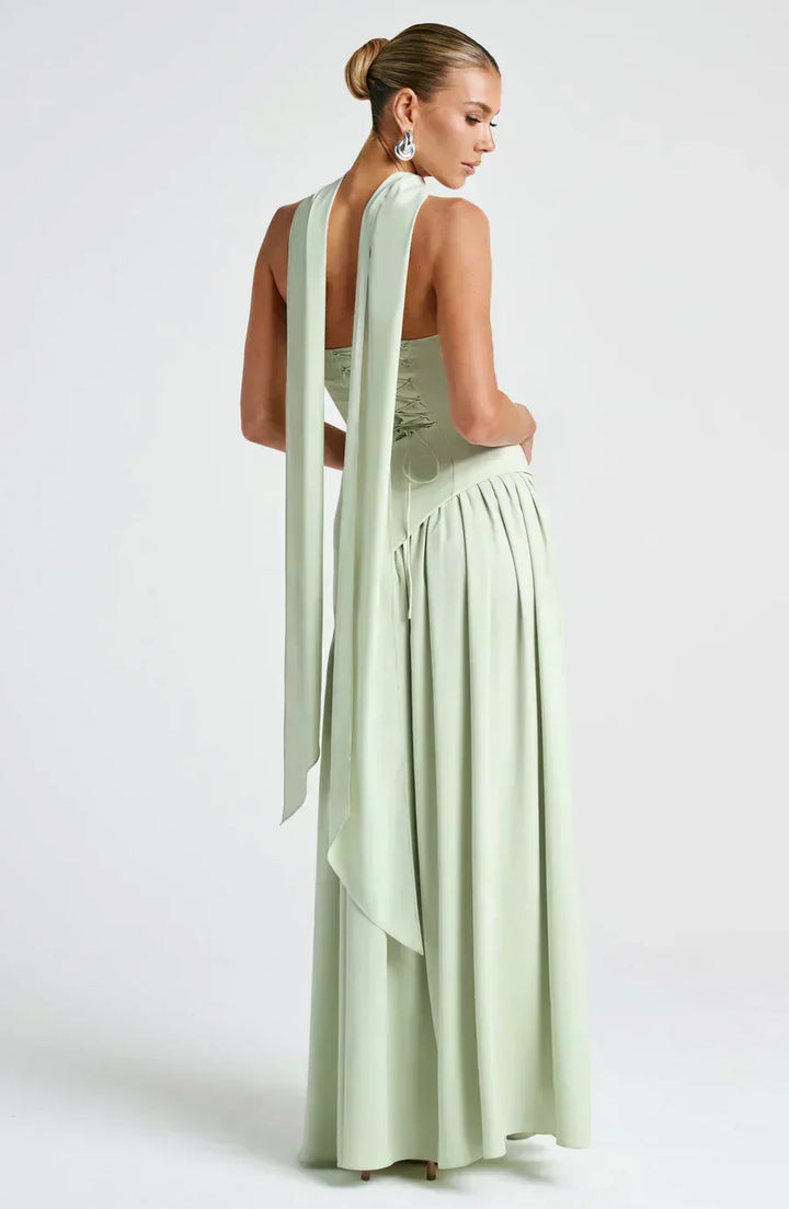 Ellie | Women's Asymmetric Wedding Guest Maxi Dress