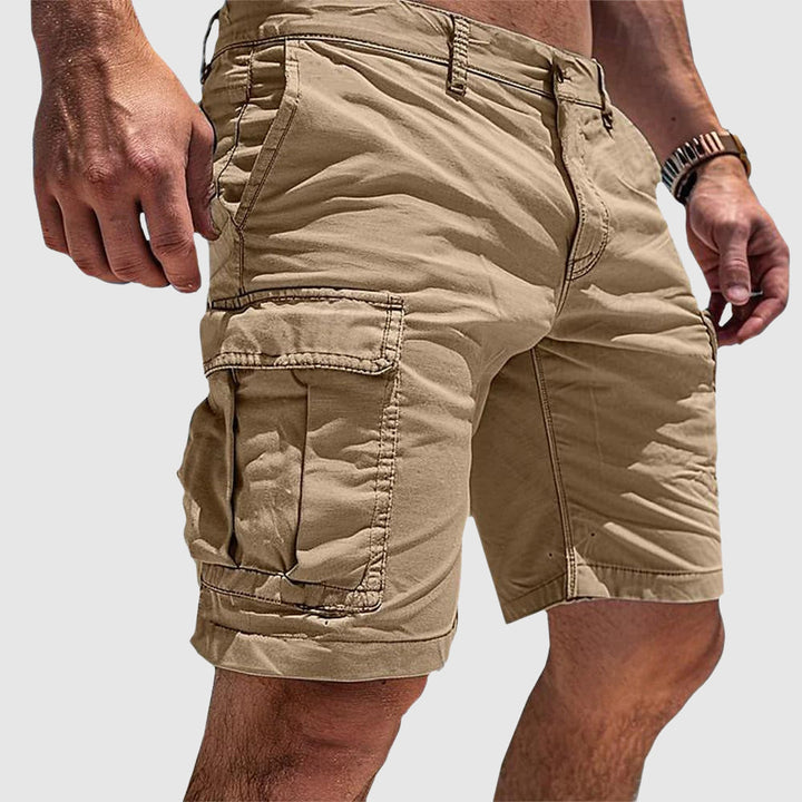 Zeon | Men's Cargo Utility Denim Shorts