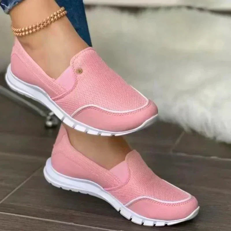 Bliss | Women's Mesh Slip-On Flat Sneakers