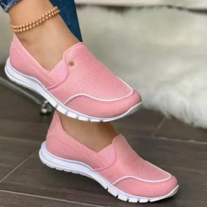 Bliss | Women's Mesh Slip-On Flat Sneakers