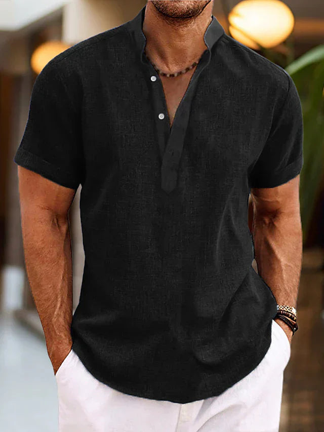 Orion | Men's Short Sleeve Henley Shirt