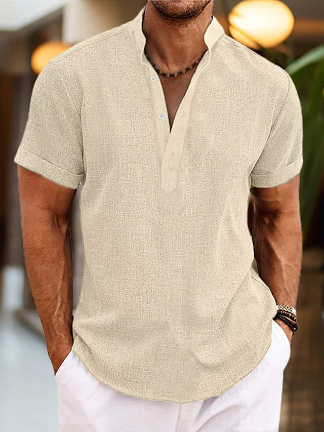 Orion | Men's Short Sleeve Henley Shirt