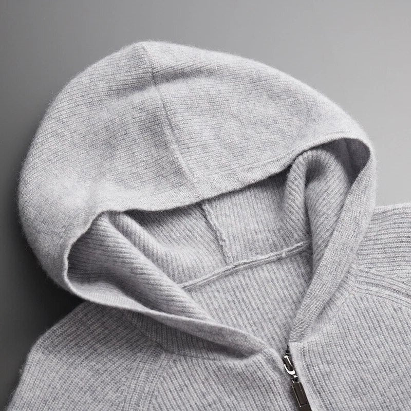 Charlton | Men's Minimalist Zip Up Hoodie