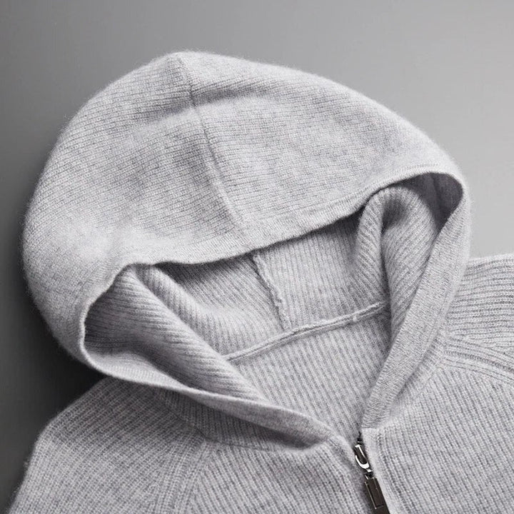 Charlton | Men's Minimalist Zip Up Hoodie