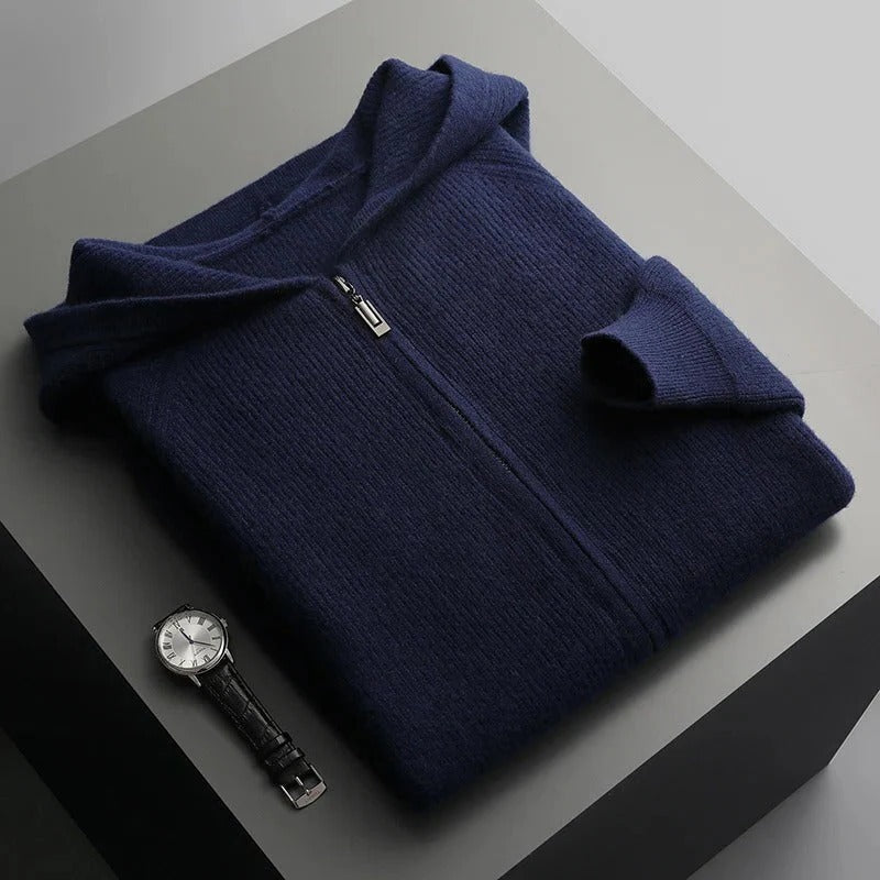 Charlton | Men's Minimalist Zip Up Hoodie