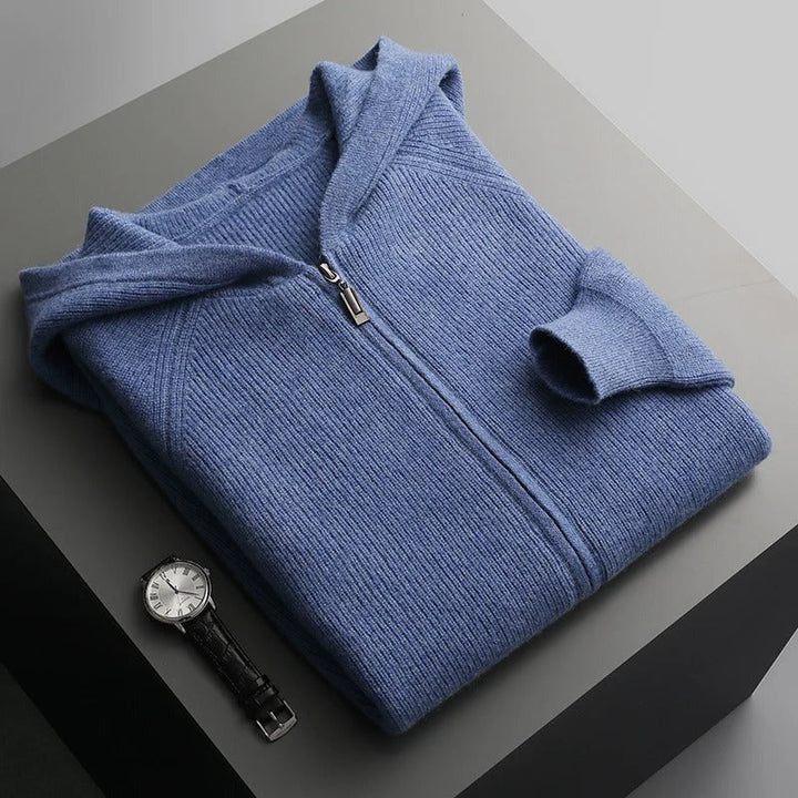 Charlton | Men's Minimalist Zip Up Hoodie