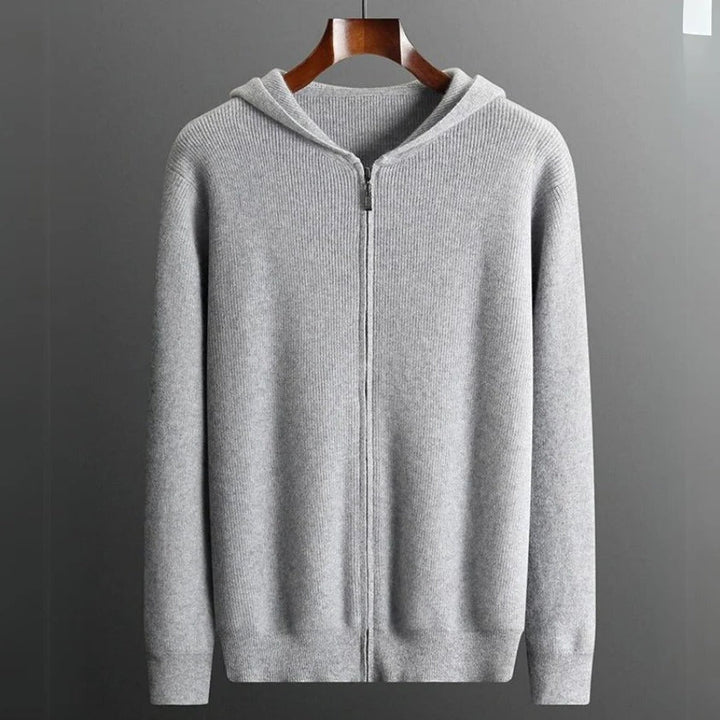 Charlton | Men's Minimalist Zip Up Hoodie