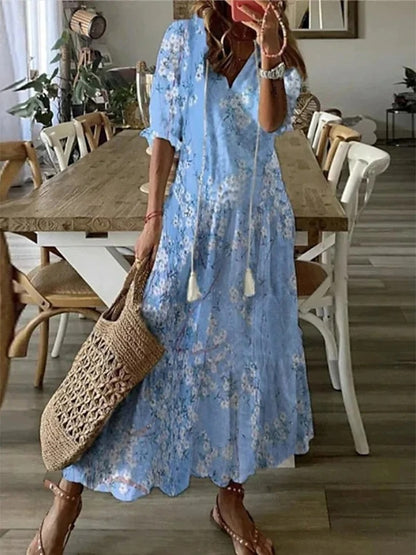Bella | Women's Tummy Coverage Summer Midi Dress