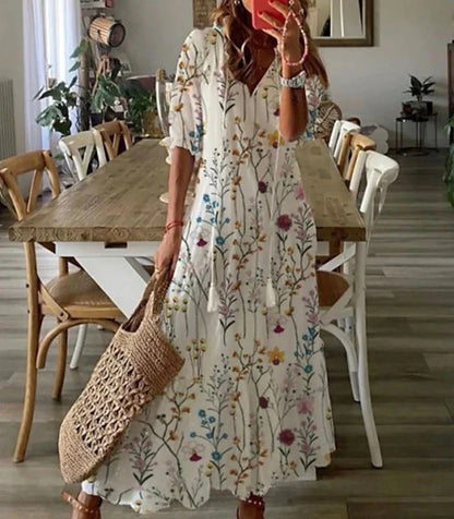 Bella | Women's Tummy Coverage Summer Midi Dress