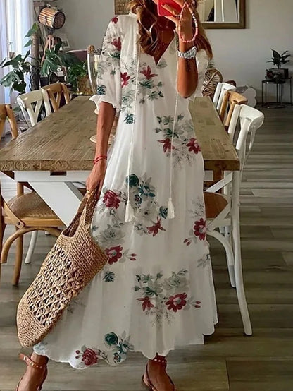 Bella | Women's Tummy Coverage Summer Midi Dress
