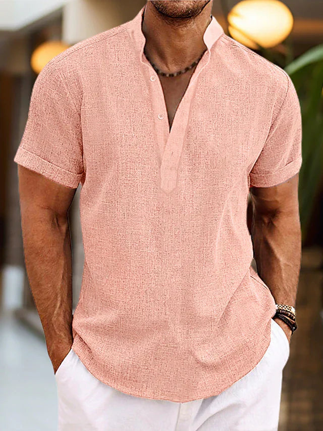 Orion | Men's Short Sleeve Henley Shirt