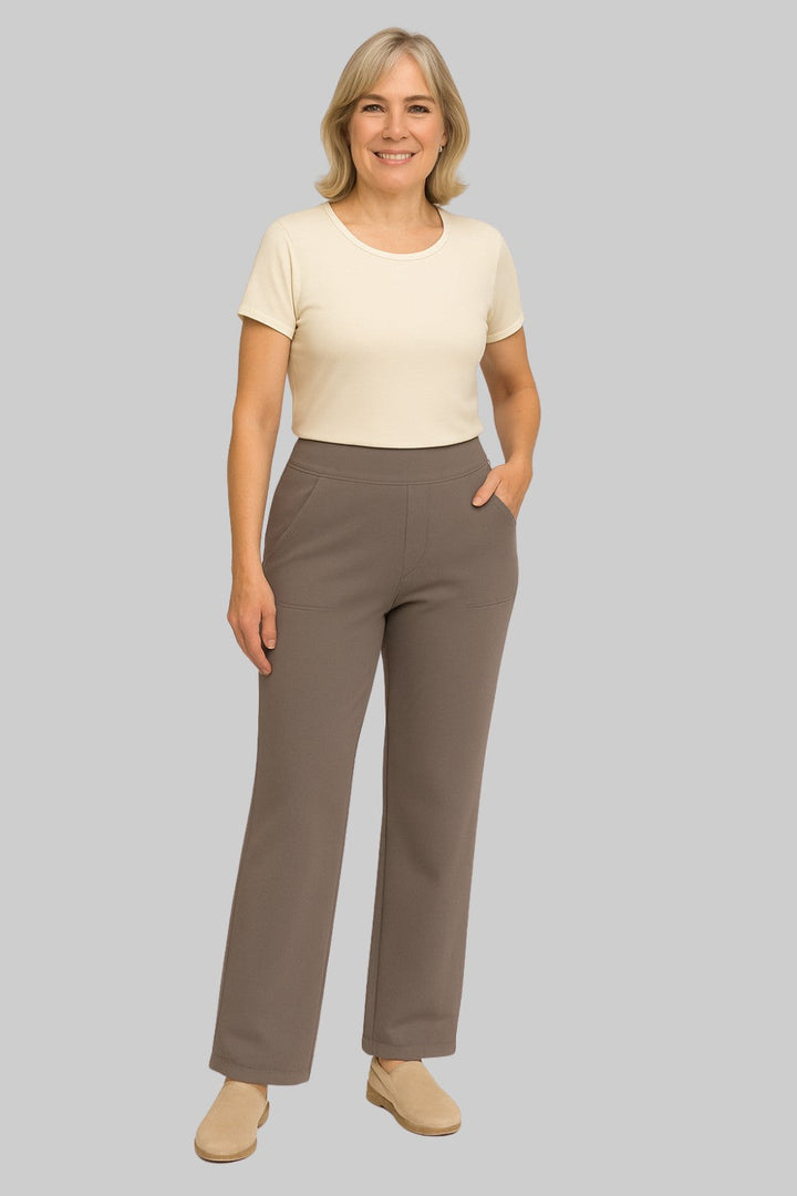 Acantha | Women's Elegant Wide Leg Soft Trousers